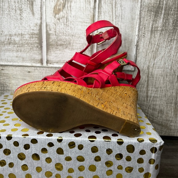 Guess Espadrilles‎ size 7.5 coral - Picture 4 of 4